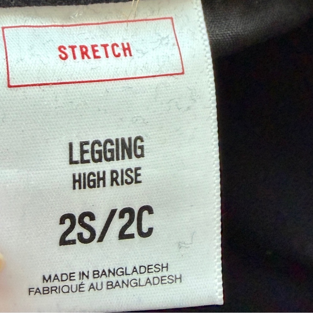 🖤 EXPRESS Black Studded High Waisted Skinny Jean Leggings - Picture 11 of 13